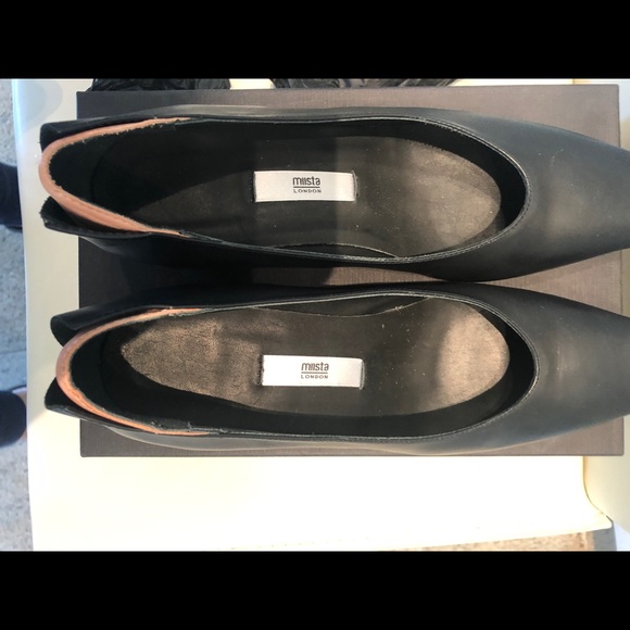 NWT miista leather shoes heel size 41 - Picture 4 of 8